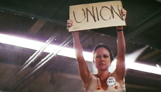 Scene from Norma Rae