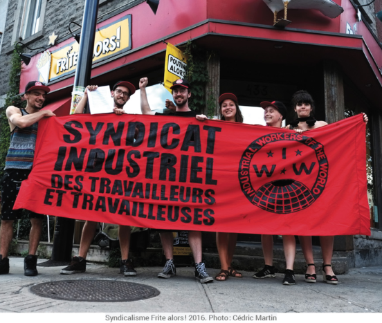 Workers go public at Frite Alors, Montréal, 2016 | © Cédric Martin