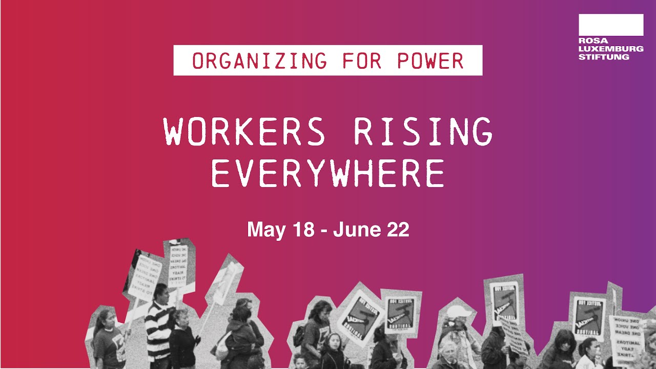Workers Rising Everywhere poster