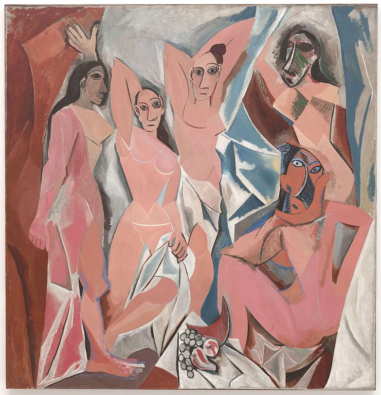 Pablo Picasso, Les Demoiselles d'Avignon, Museum of Modern Art NY